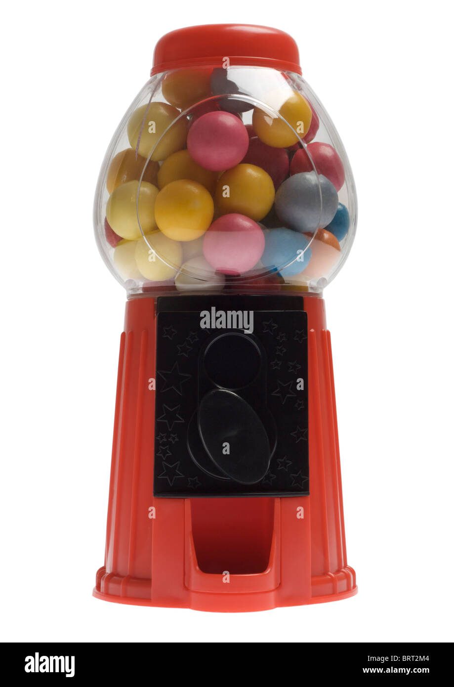 Gum ball machine on white background Stock Photo