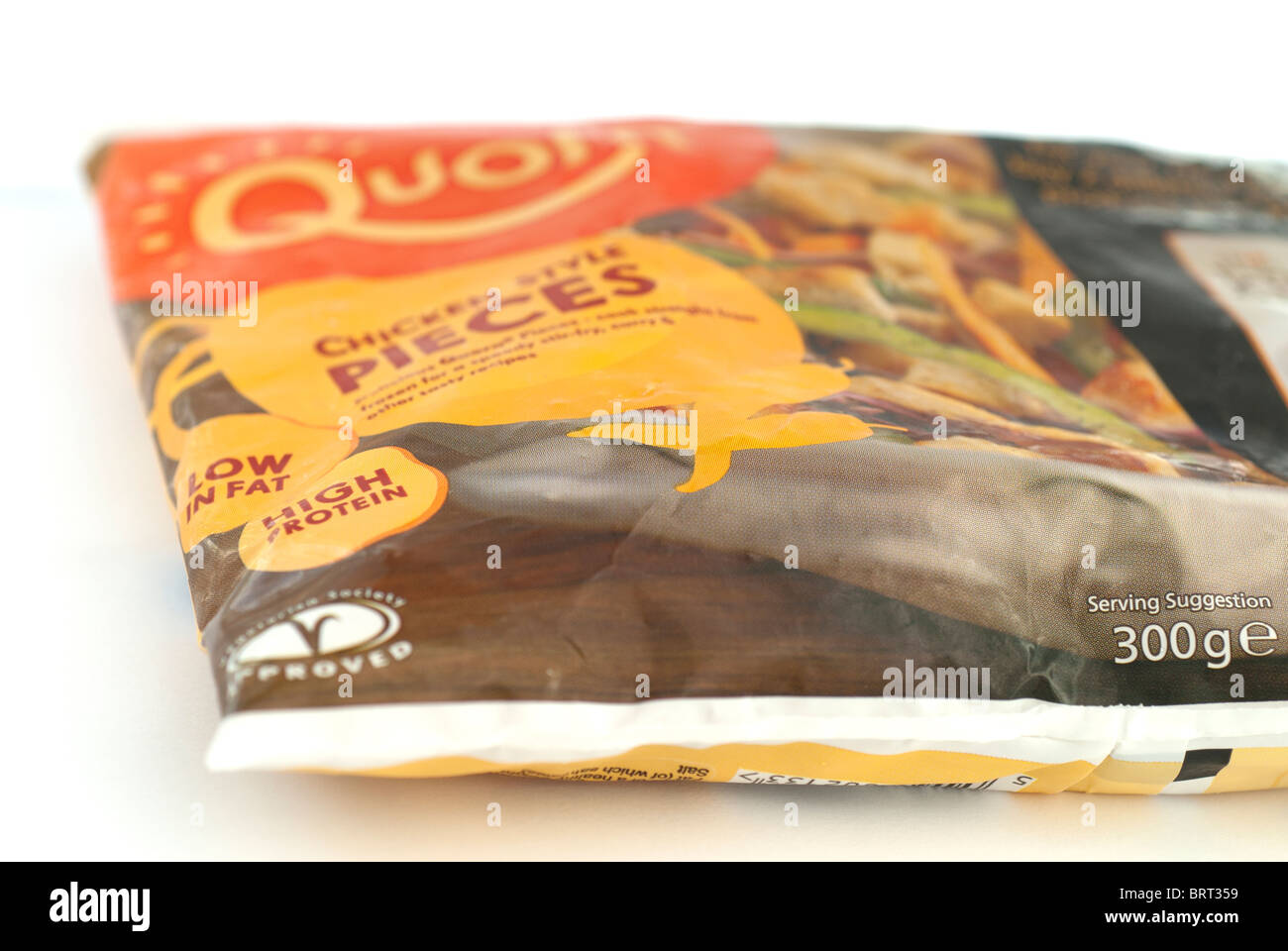 Packet Vegetarian Chicken Pieces Stock Photo Alamy