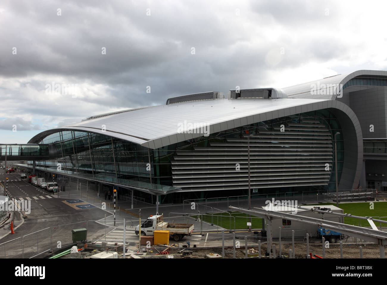 Dublin Airport Terminal 2 under construction Stock Photo