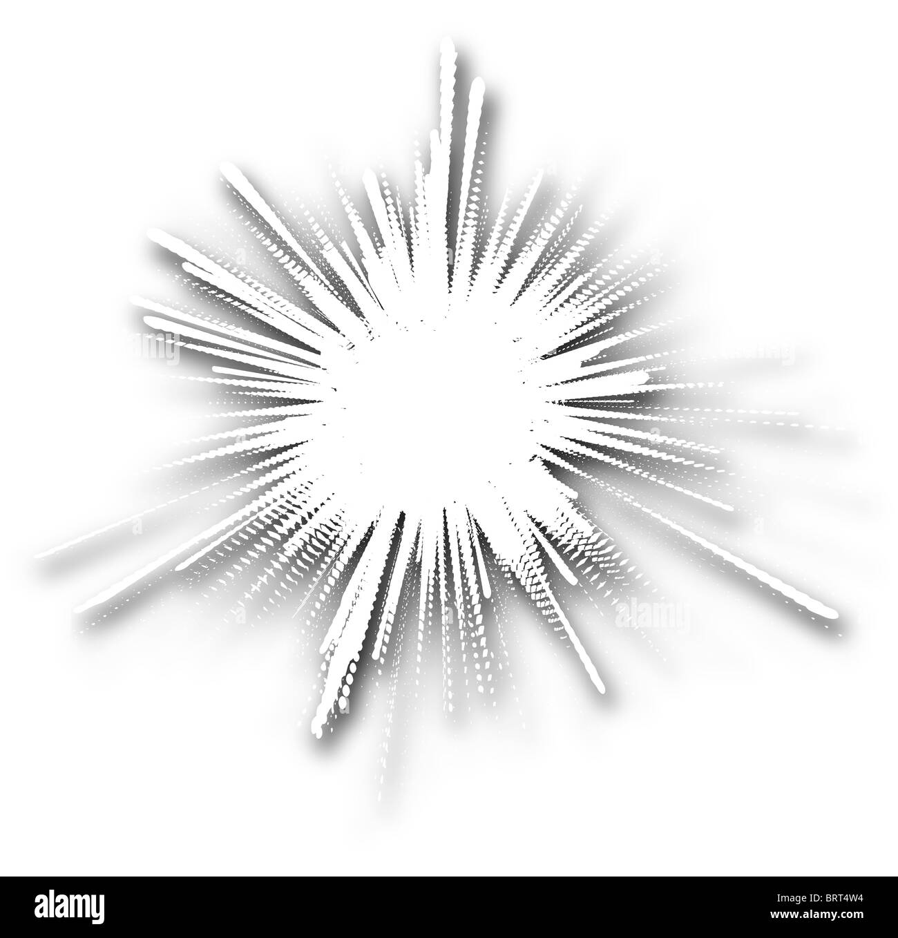 Illustration of a white ink splat with shadow Stock Photo - Alamy