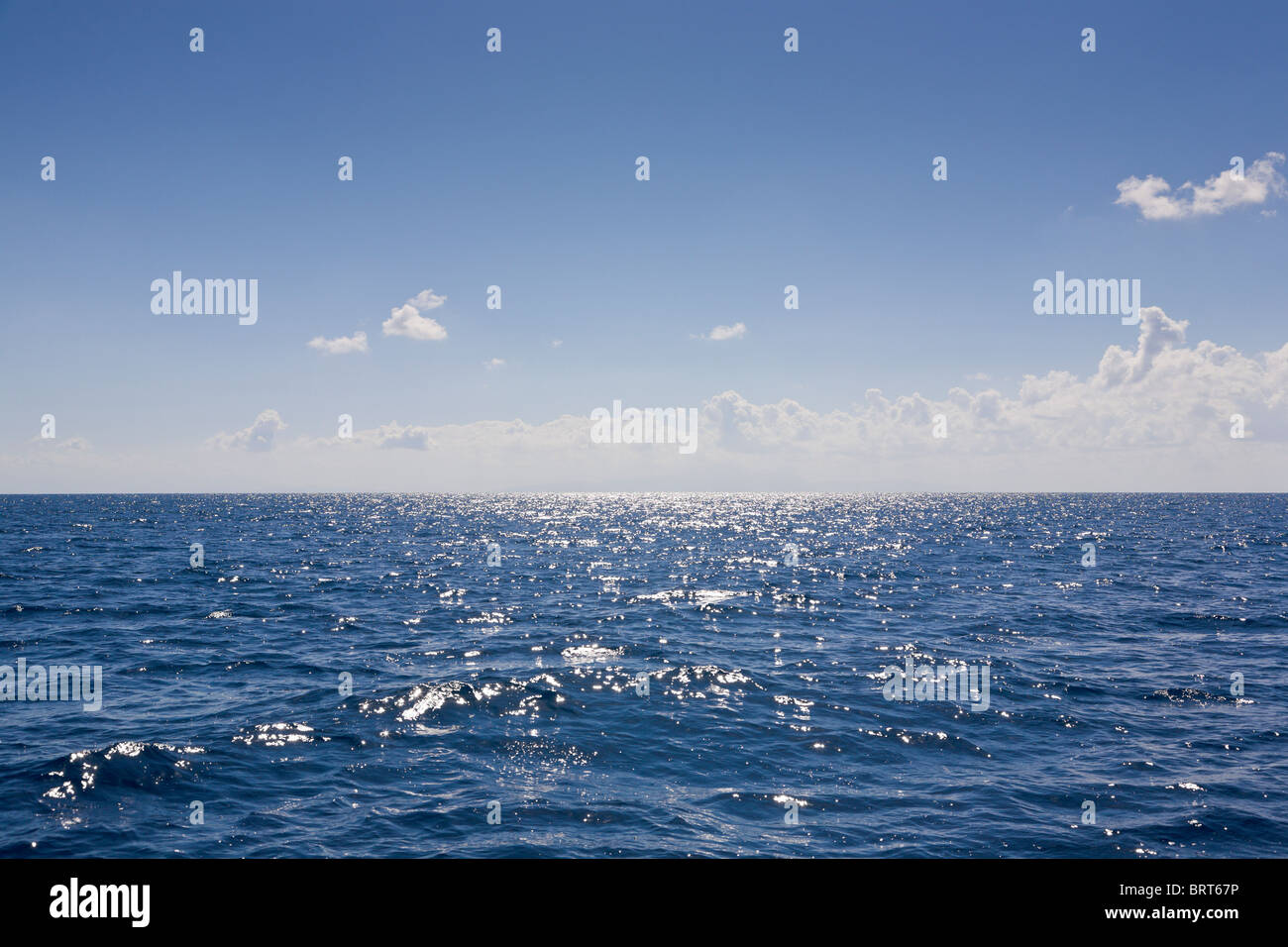 Water and sky, Ionian Sea Stock Photo