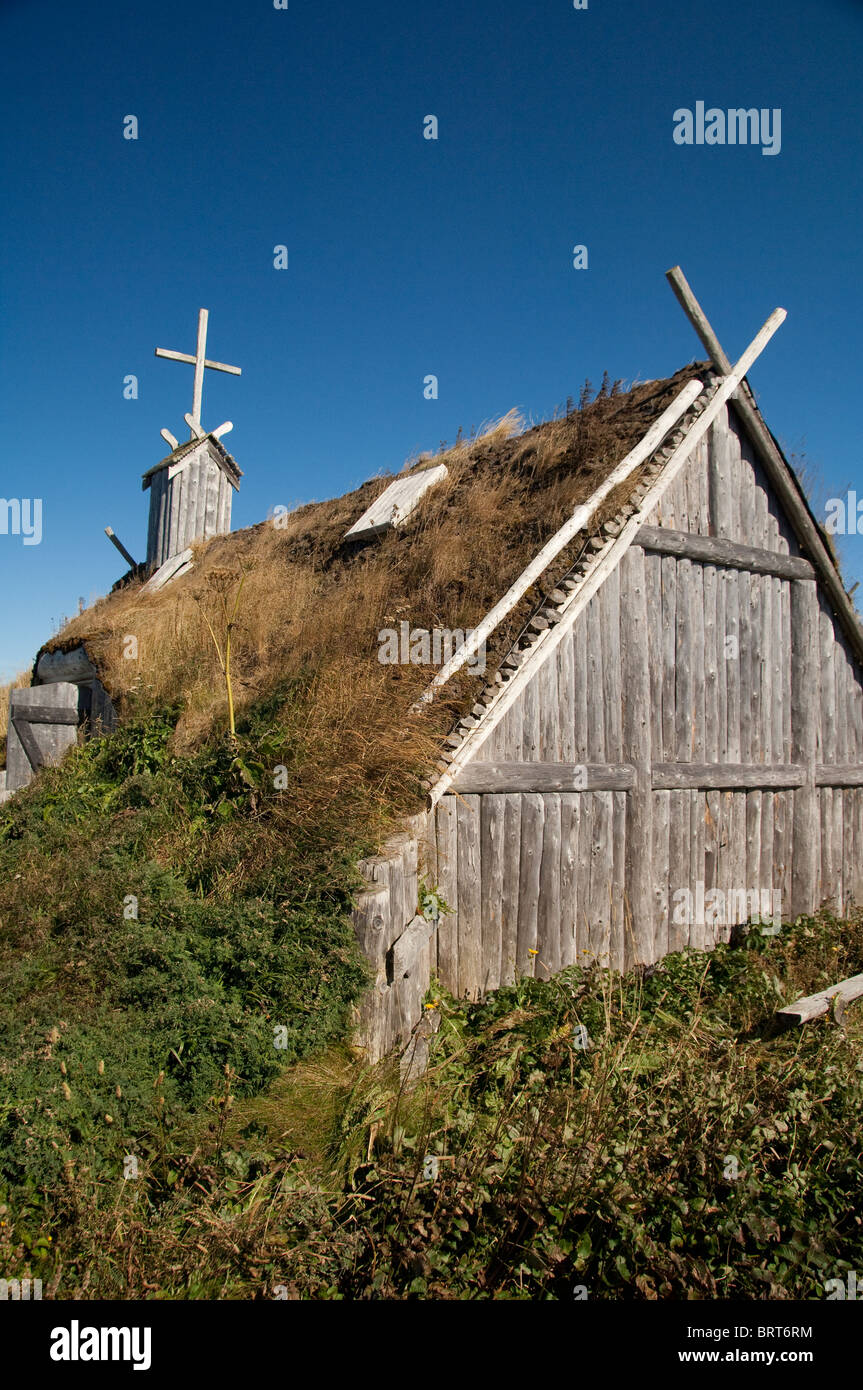 Canada, Newfoundland And Labrador, L'Anse Aux Meadows. Norstead Viking ...