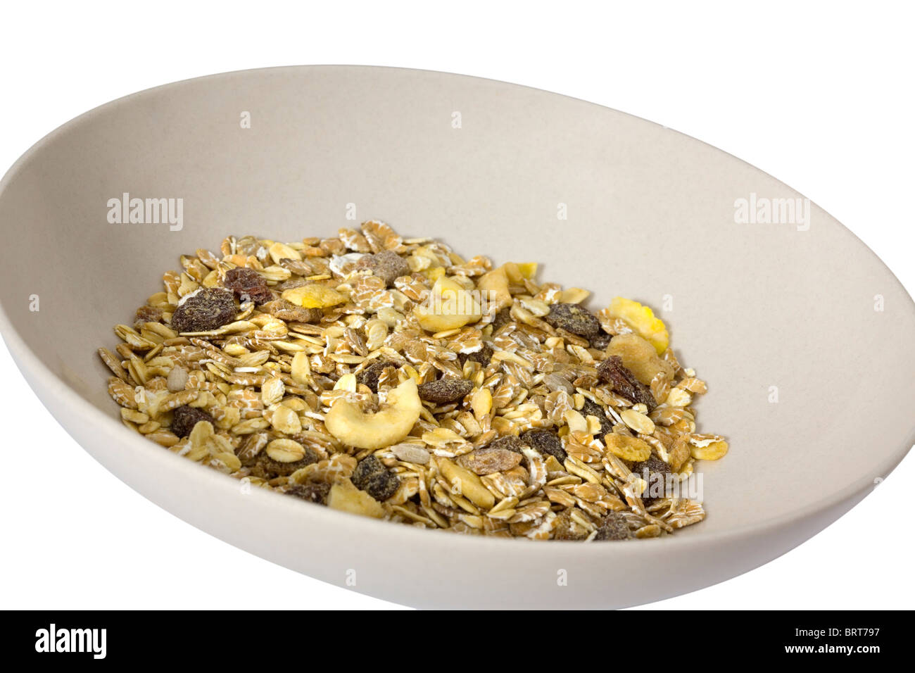 Bowl of Muesli Stock Photo Alamy