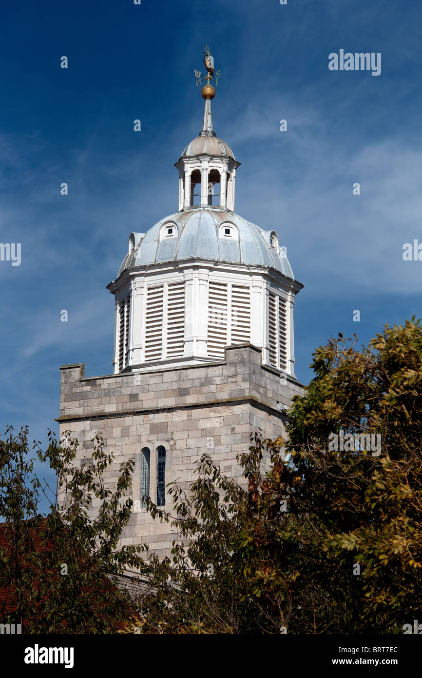 The Tower of Portsmouth Cathedral, Old Portsmouth, Hampshire, England, UK. Stock Photo