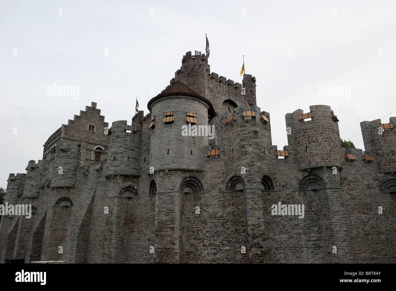 Château des comtes de Flandres Gent Ghent Stock Photo Alamy