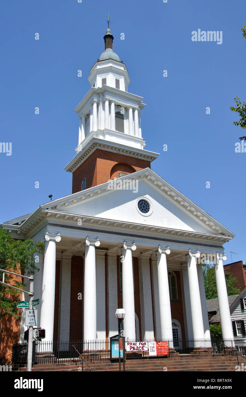 Church, Yale University campus, New Haven, Connecticut, USA Stock Photo