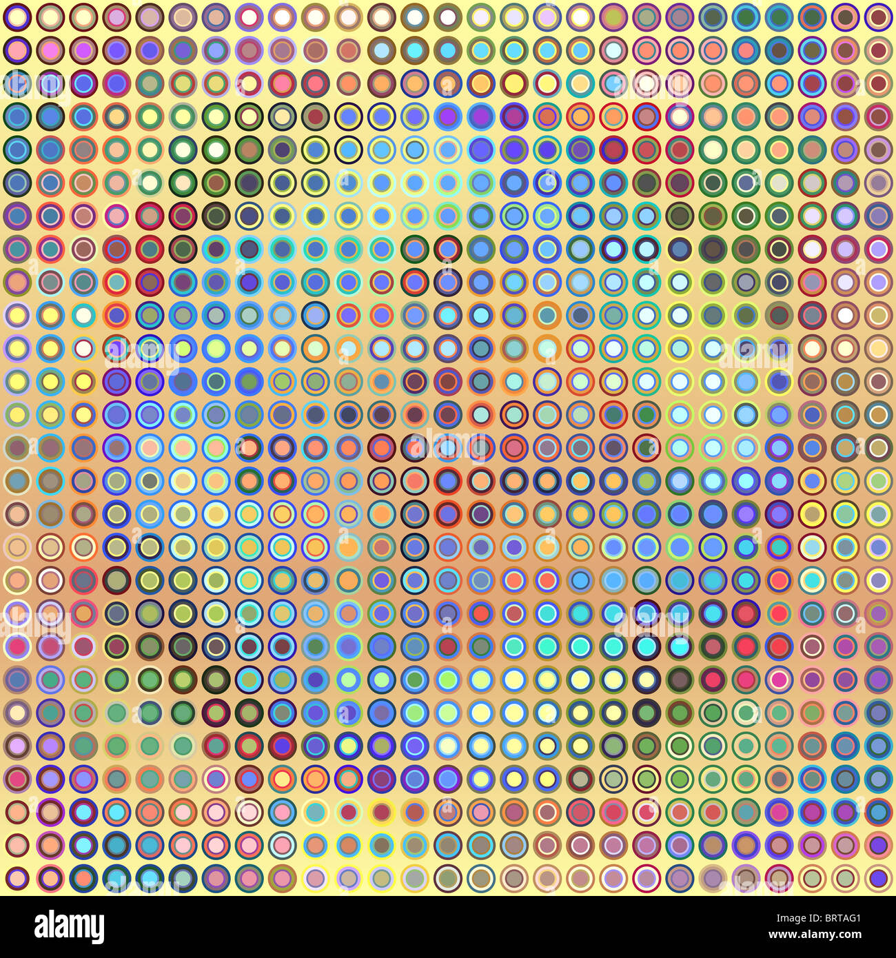 Abstract background illustration of multicolored dots Stock Photo