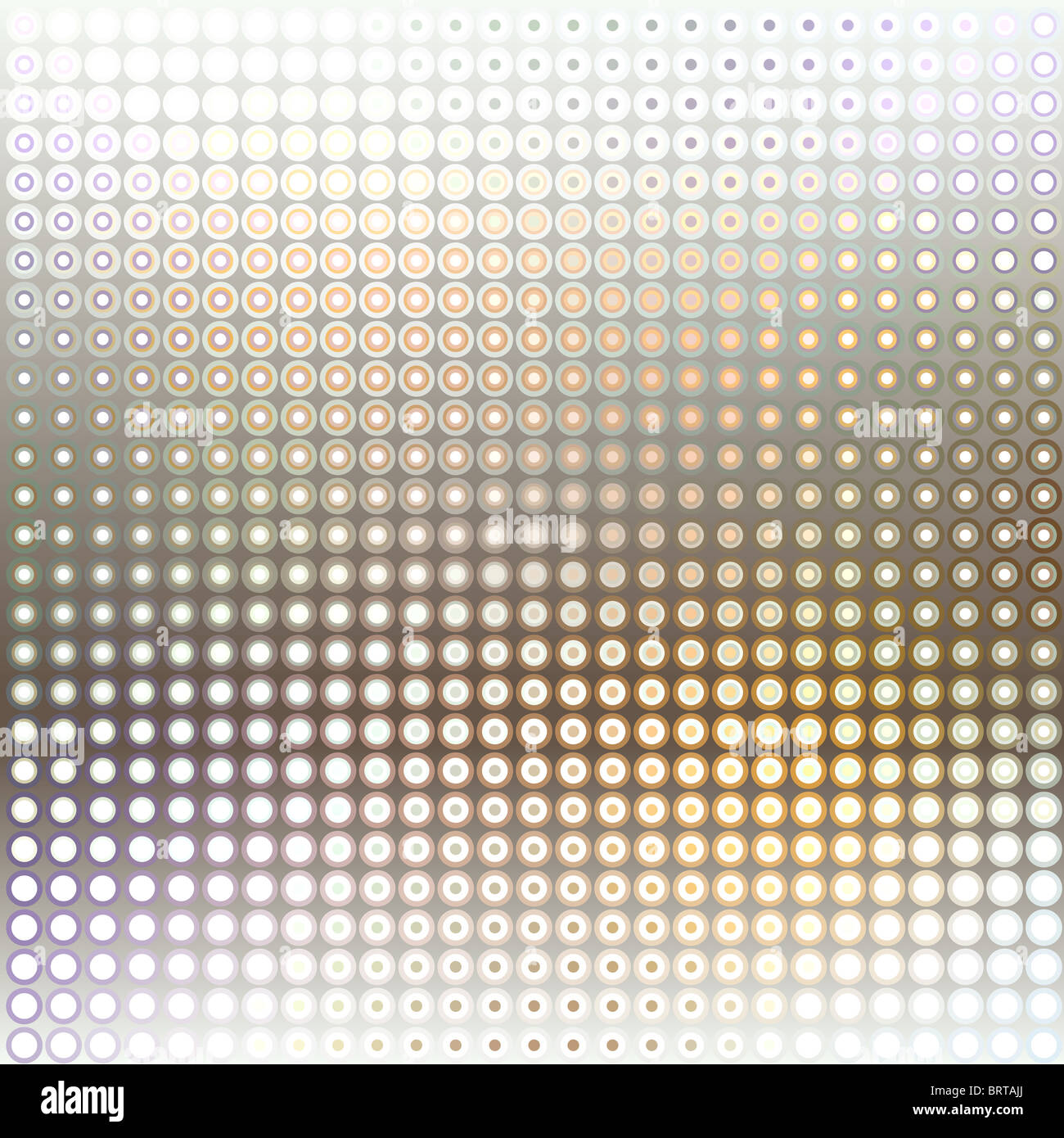 Abstract illustrated background of a dot pattern Stock Photo