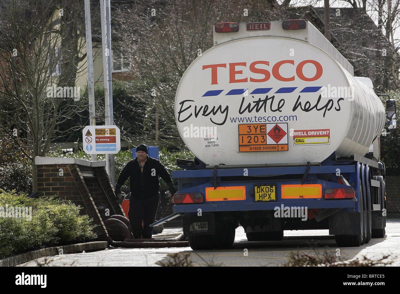 Fuel tanker tesco hires stock photography and images Alamy
