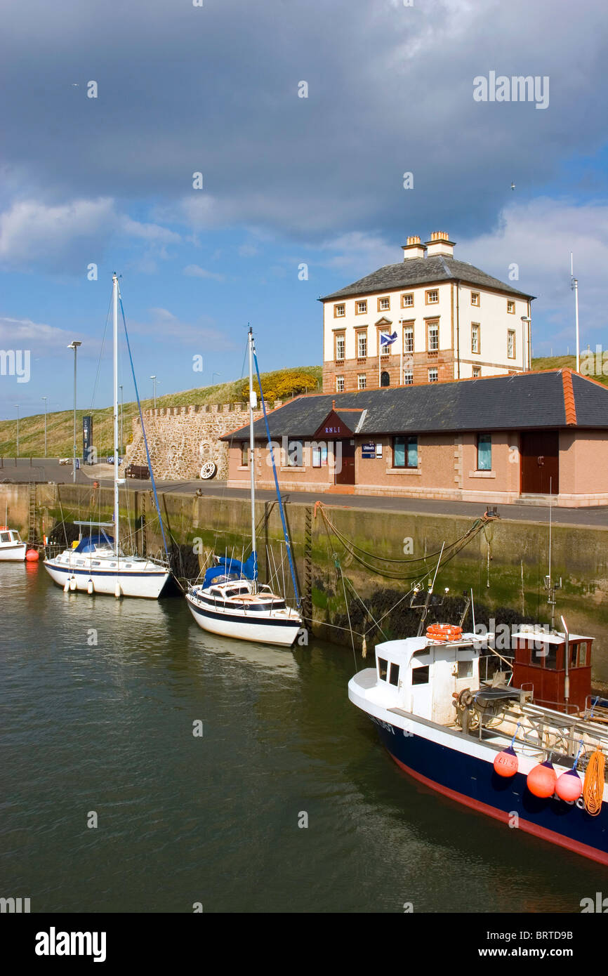Port of Eyemouth, Scottish Borders in Scotland Stock Photo - Alamy