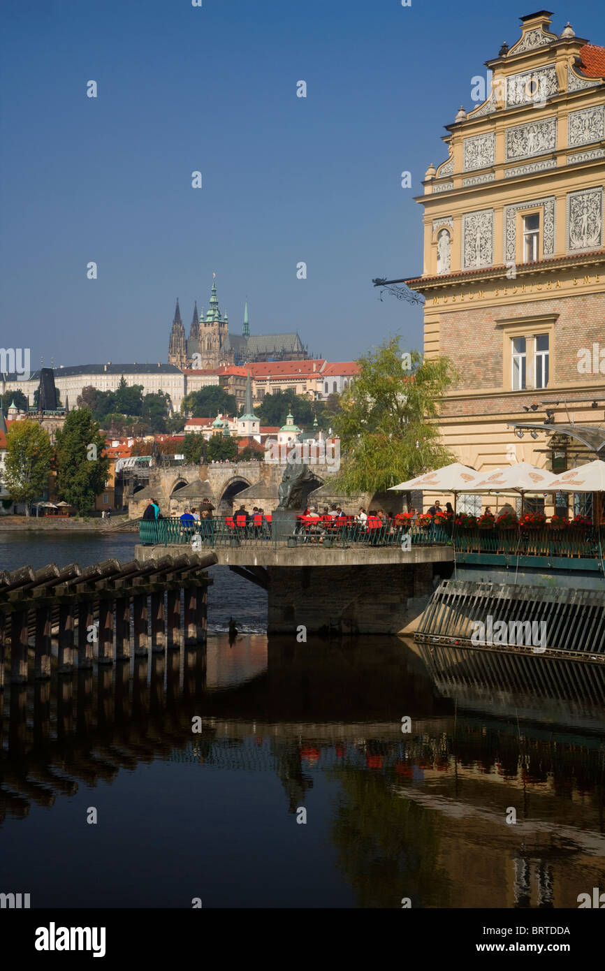 Prague castle & cathedral Stock Photo
