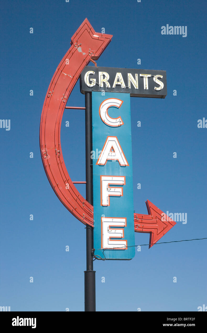 Grants cafe in Grant new mexico Stock Photo Alamy