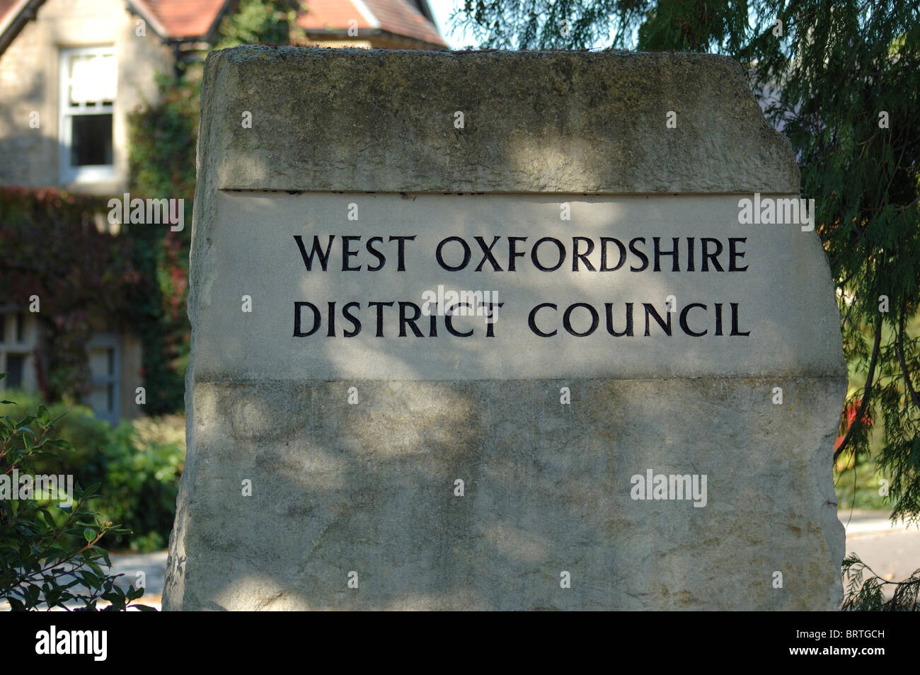 West Oxfordshire District council Stock Photo