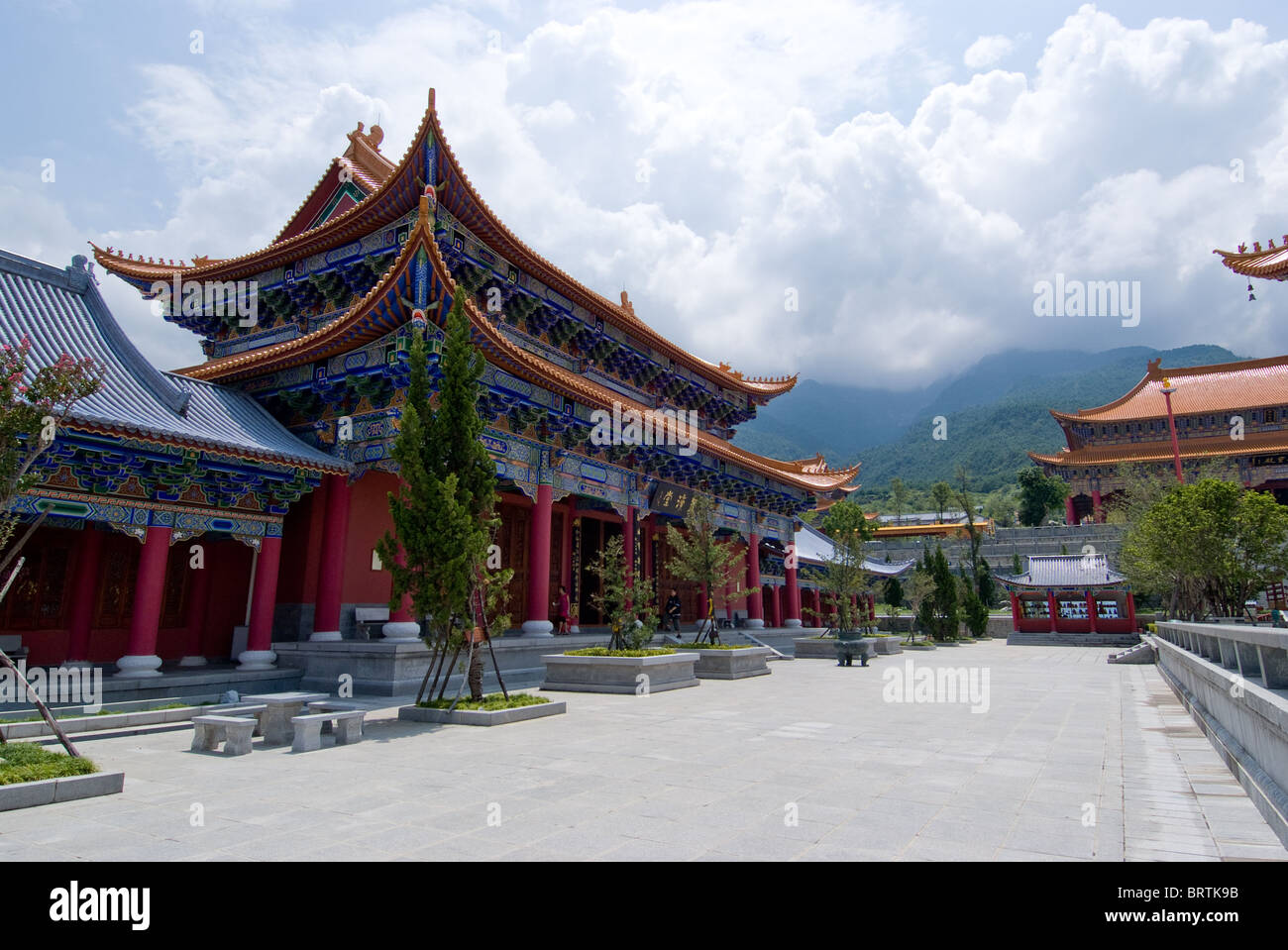 Chinese Temple in Dali, Yunan Province, China Stock Photo - Alamy