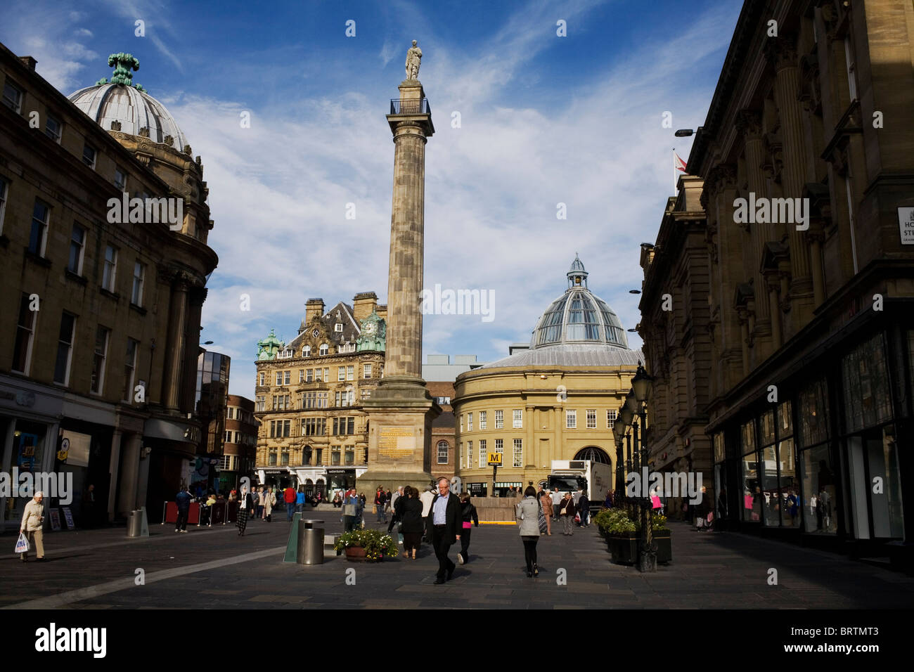 The Monument, Newcastle upon Tyne Stock Photo Alamy