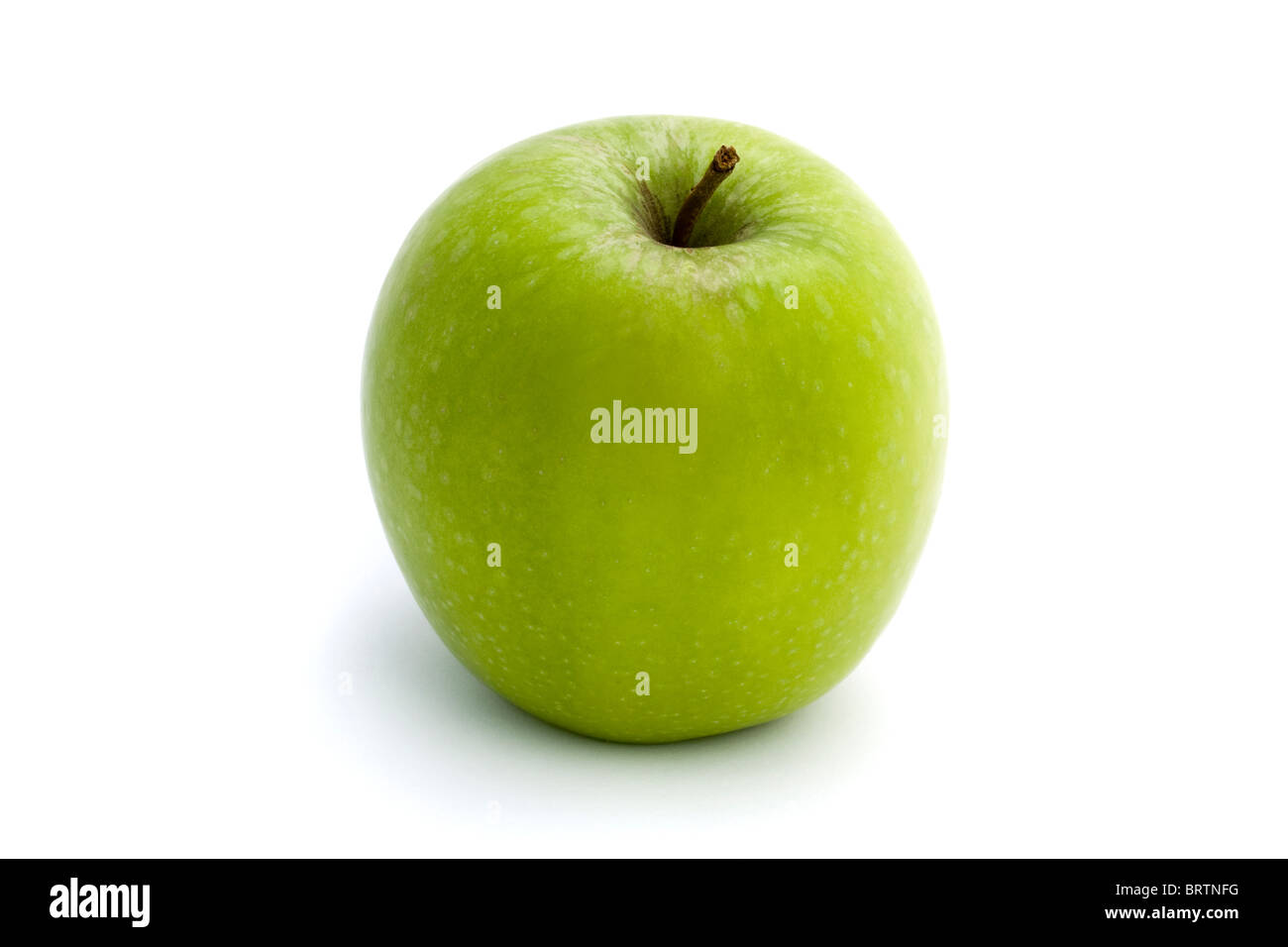 green apple isolated on a white background Stock Photo