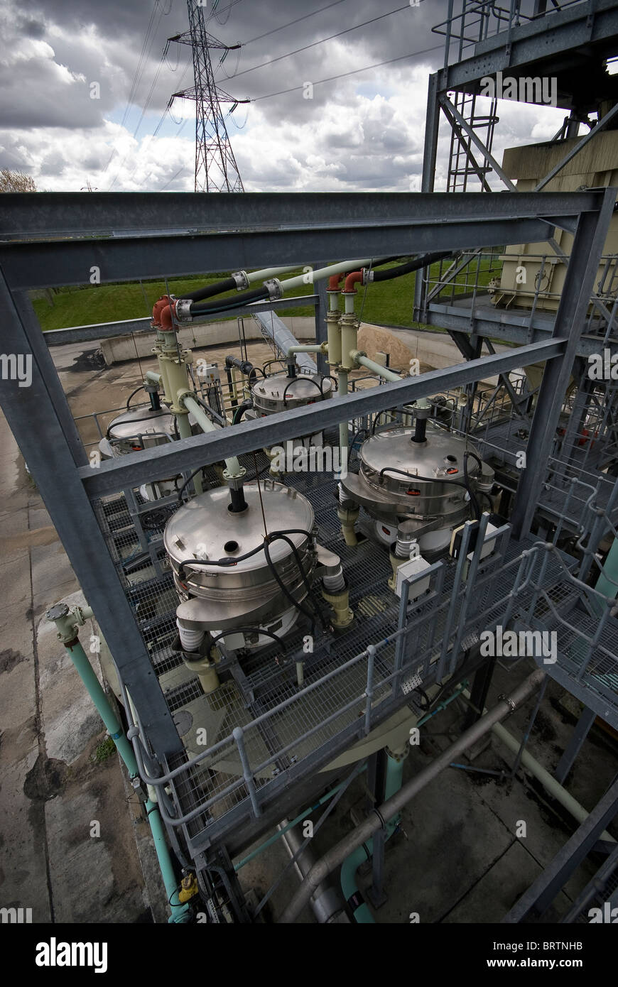 Water treatment centre in North East London, UK Stock Photo Alamy