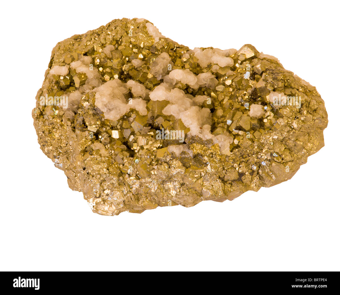 Iron Pyrite 'Fool's Gold' Stock Photo
