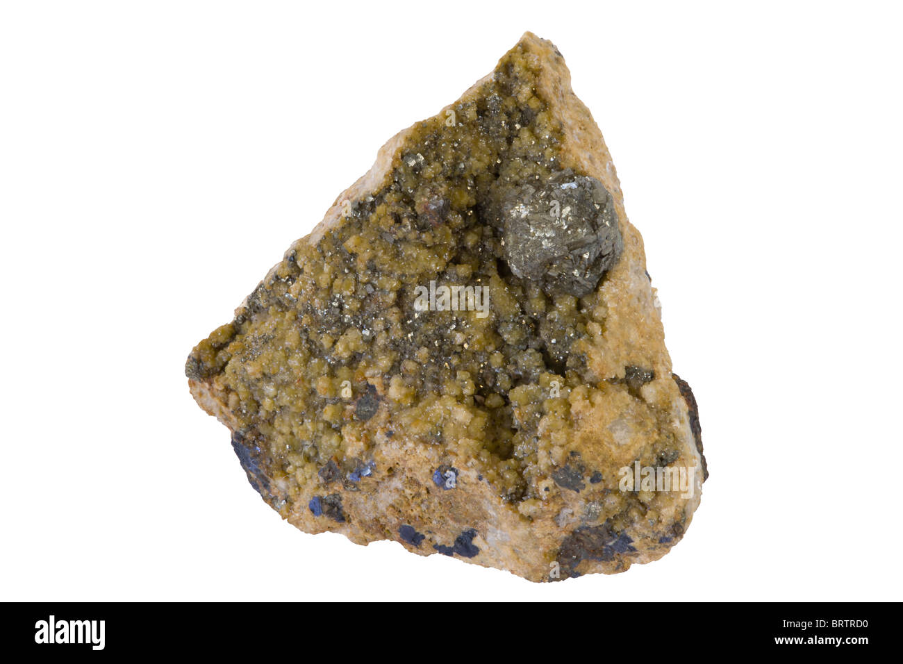Iron Pyrite 'Fool's Gold' Stock Photo