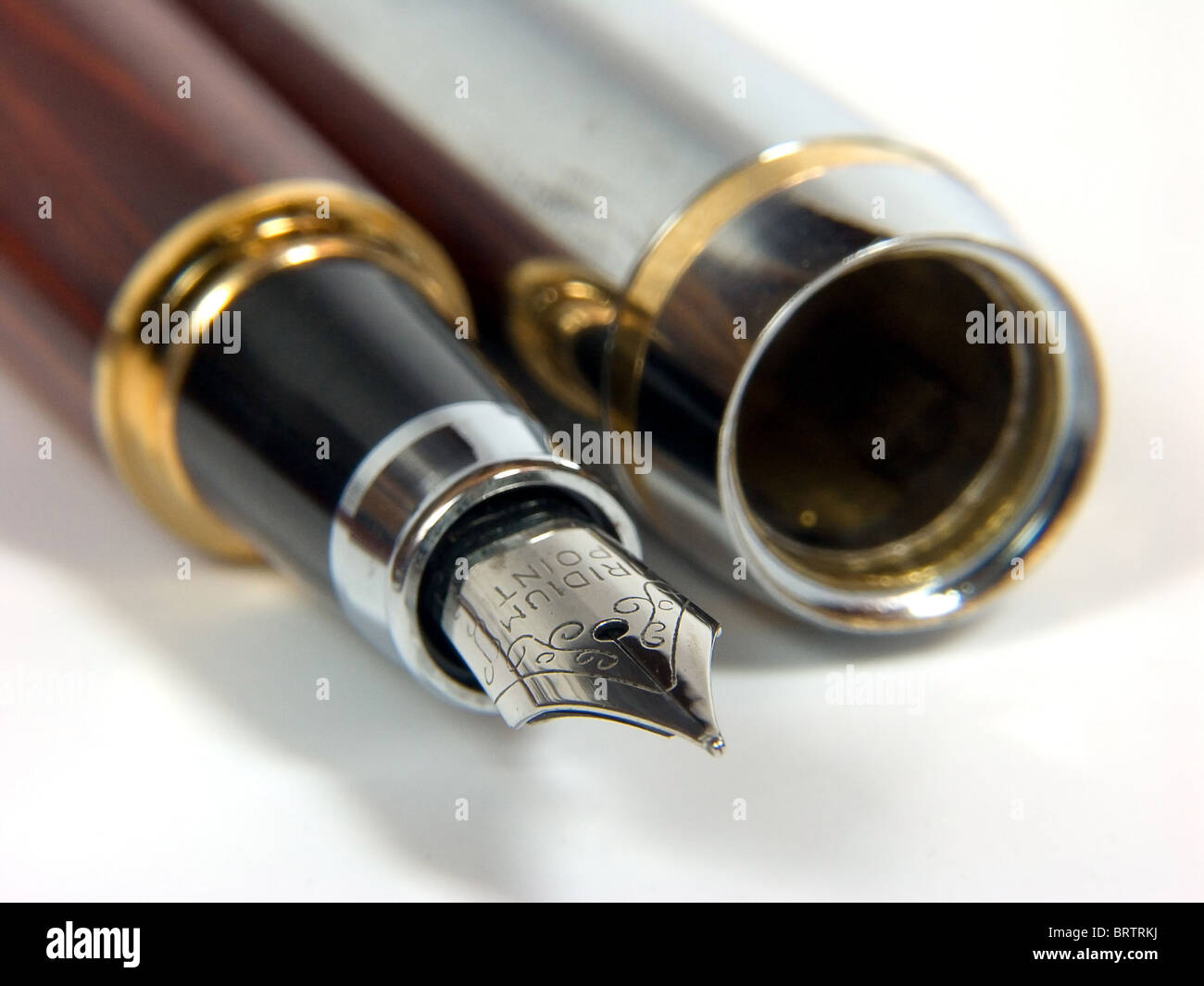 fountain pen with cap Stock Photo Alamy