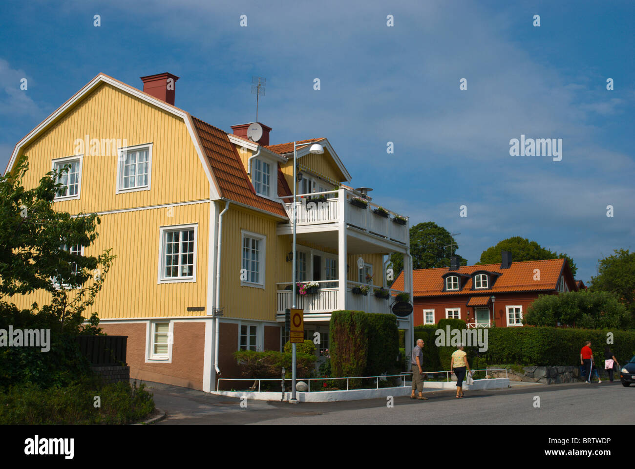 Sigtuna the oldest town in Sweden in Greater Stockholm area Stock Photo