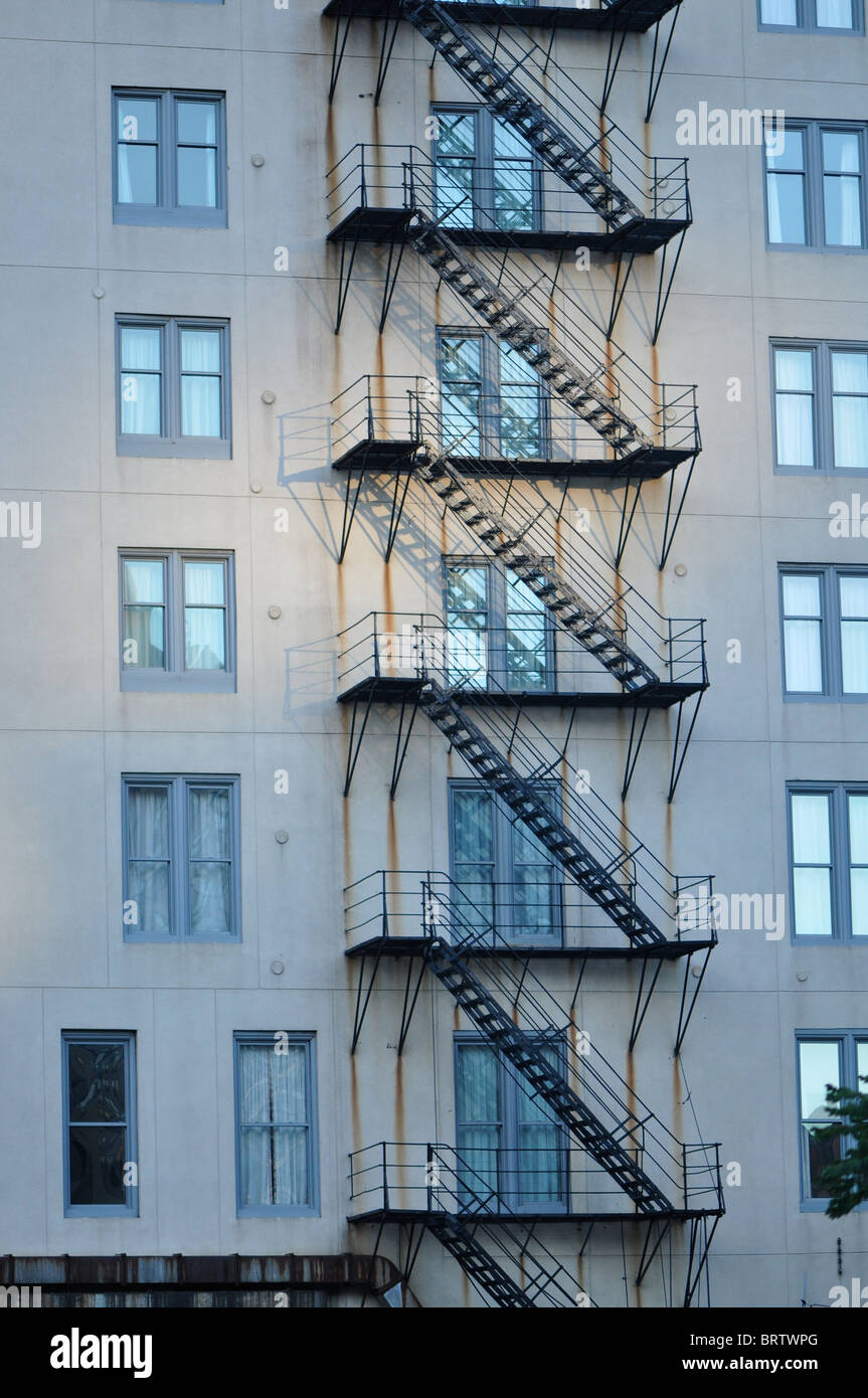 Apartment Building Exterior Steps High Resolution Stock Photography and