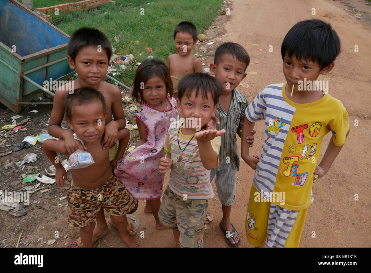 Cambodia children playing hi-res stock photography and images - Alamy