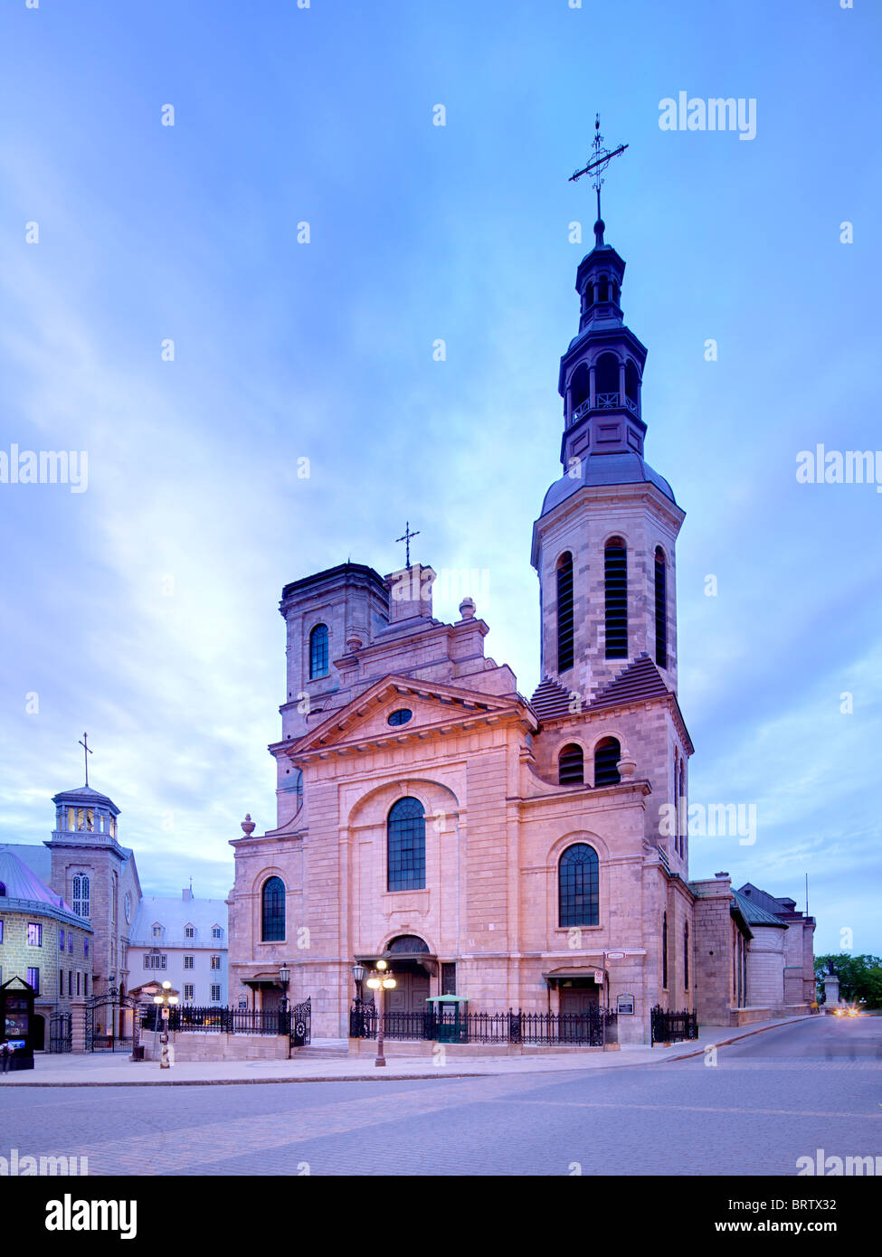 Notre Dame Cathedral Basilica, Quebec City, QC Stock Photo - Alamy