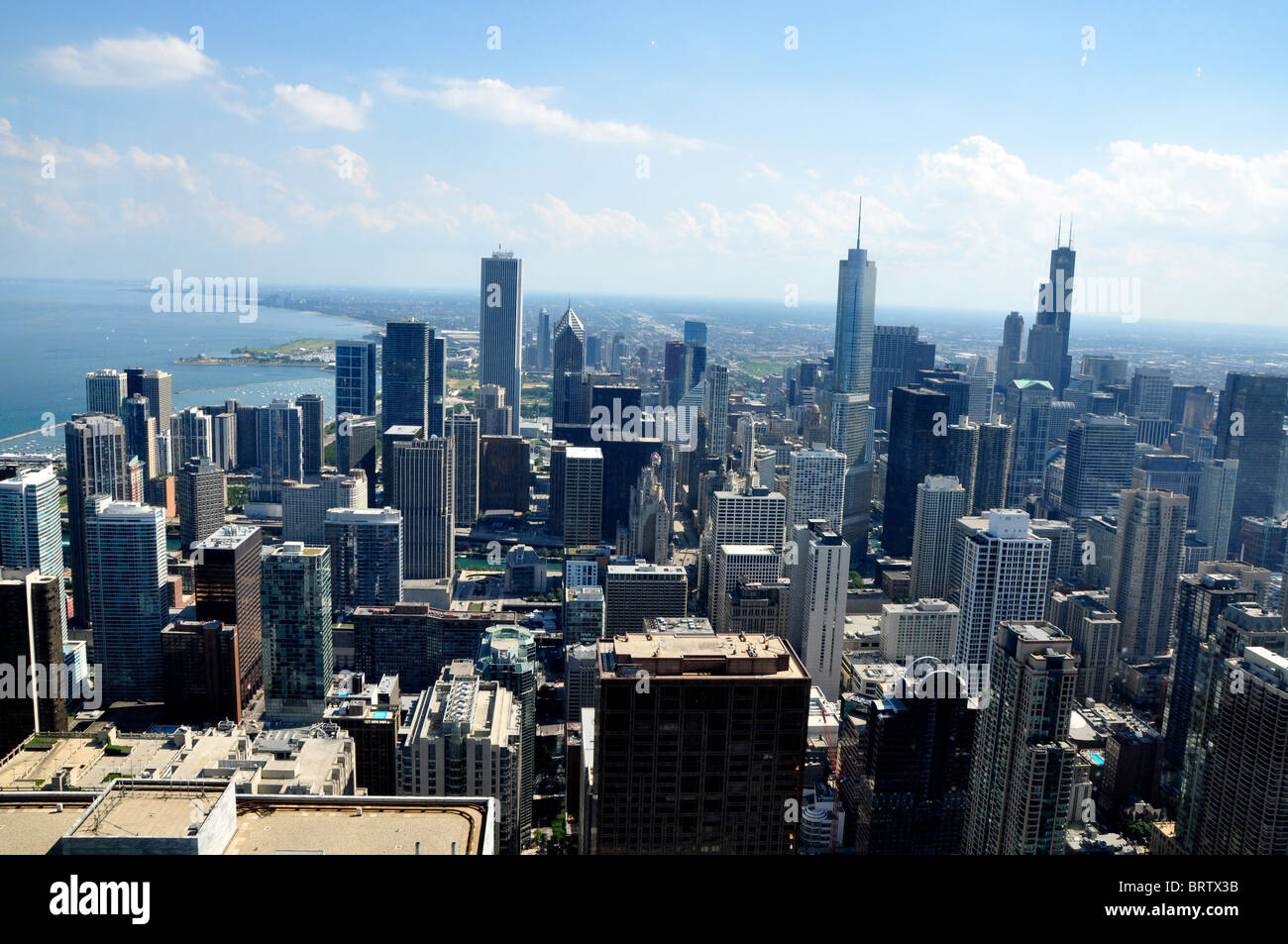 View across Chicago Stock Photo - Alamy