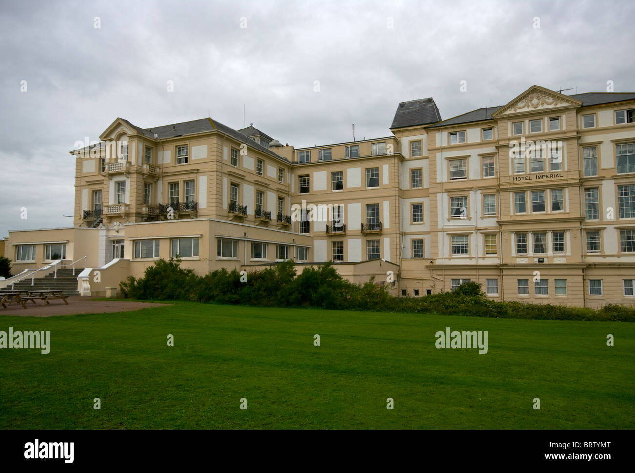 The Mercure Hythe Imperial Hotel and Spa Hythe Kent England Stock Photo
