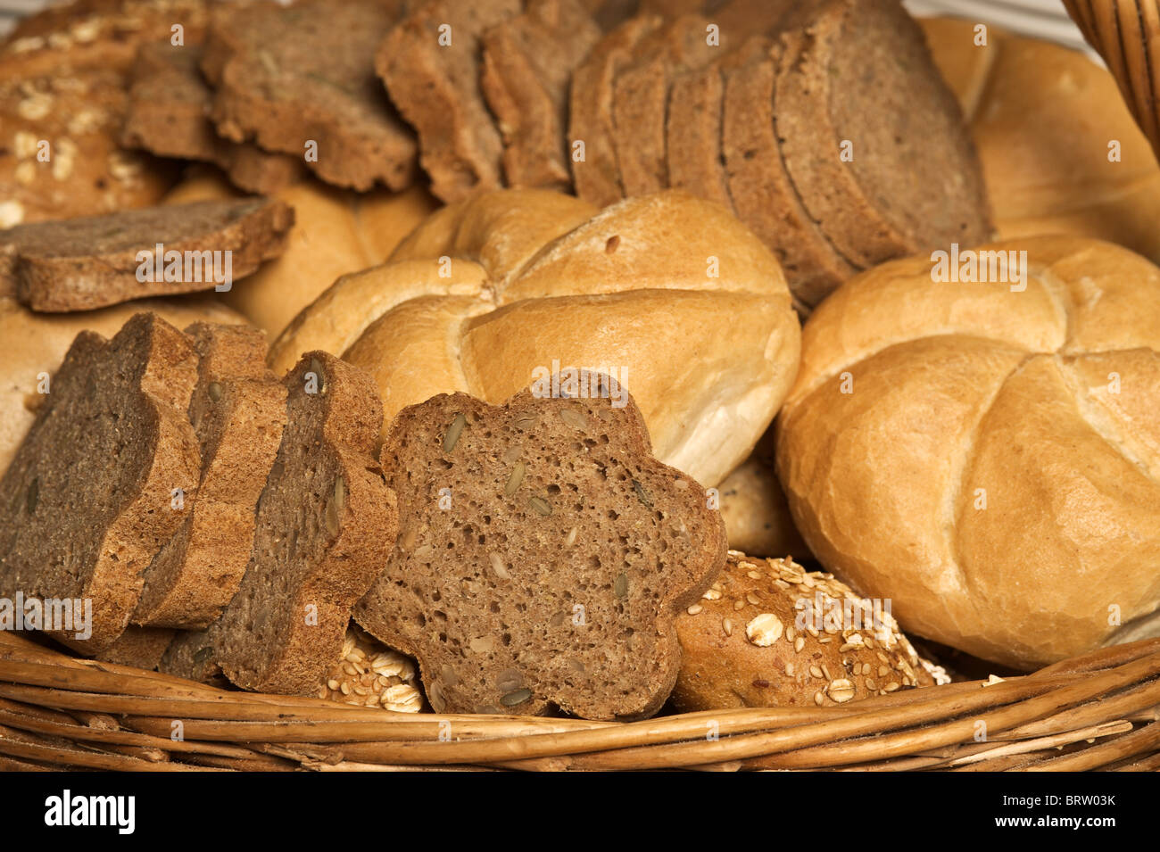 Bread and rolls Stock Photo