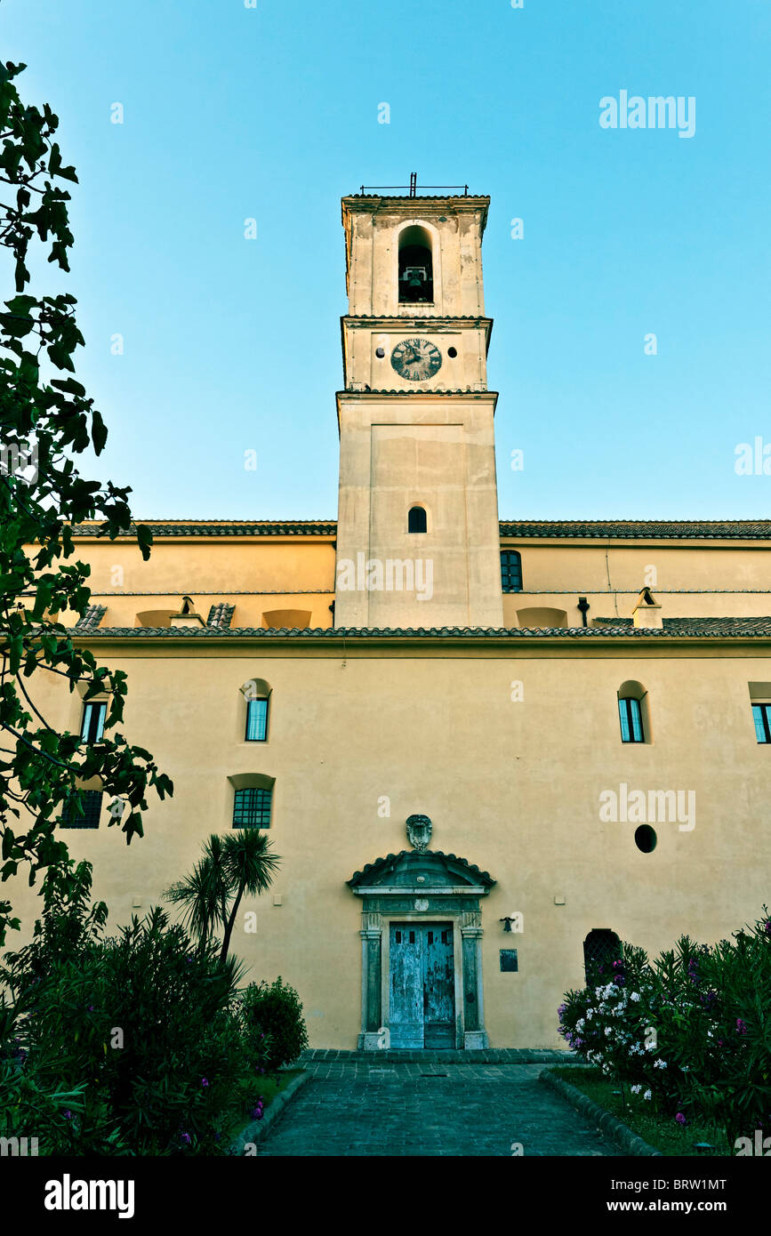 Church and monastery of the retreat of Eremo dei Camaldoli, Domenico Fontana Architect, 1585 Stock Photo