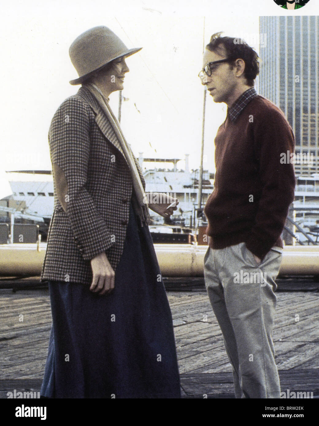 ANNIE HALL 1977 MGM film with Woody Allen and Diane Keaton Stock Photo