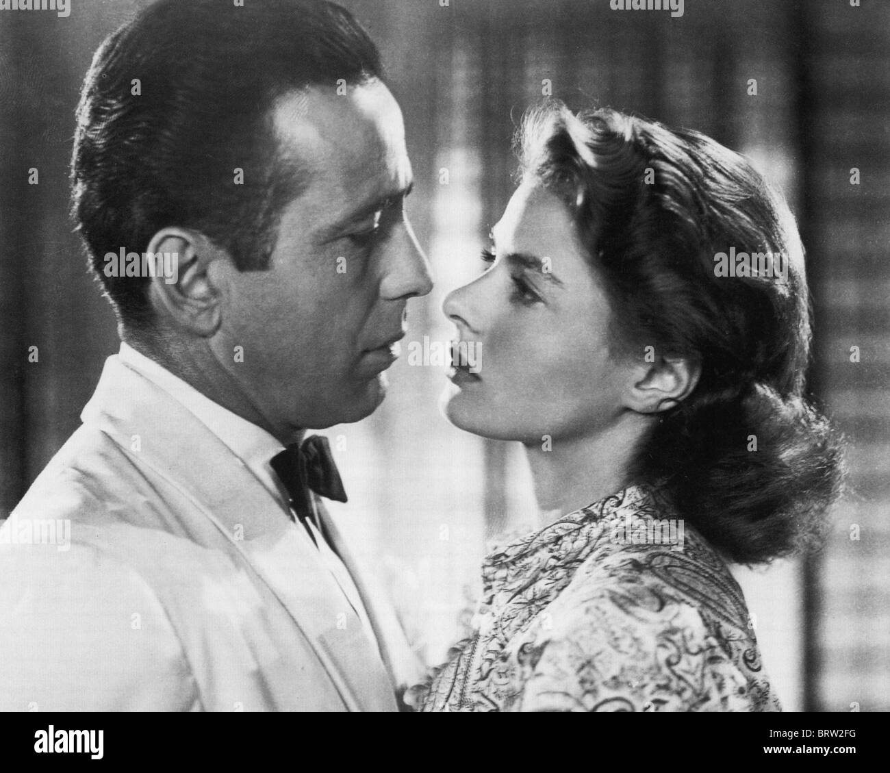 CASABLANCA 1942 Warner film with Humphrey Bogart and Ingrid Bergman Stock Photo