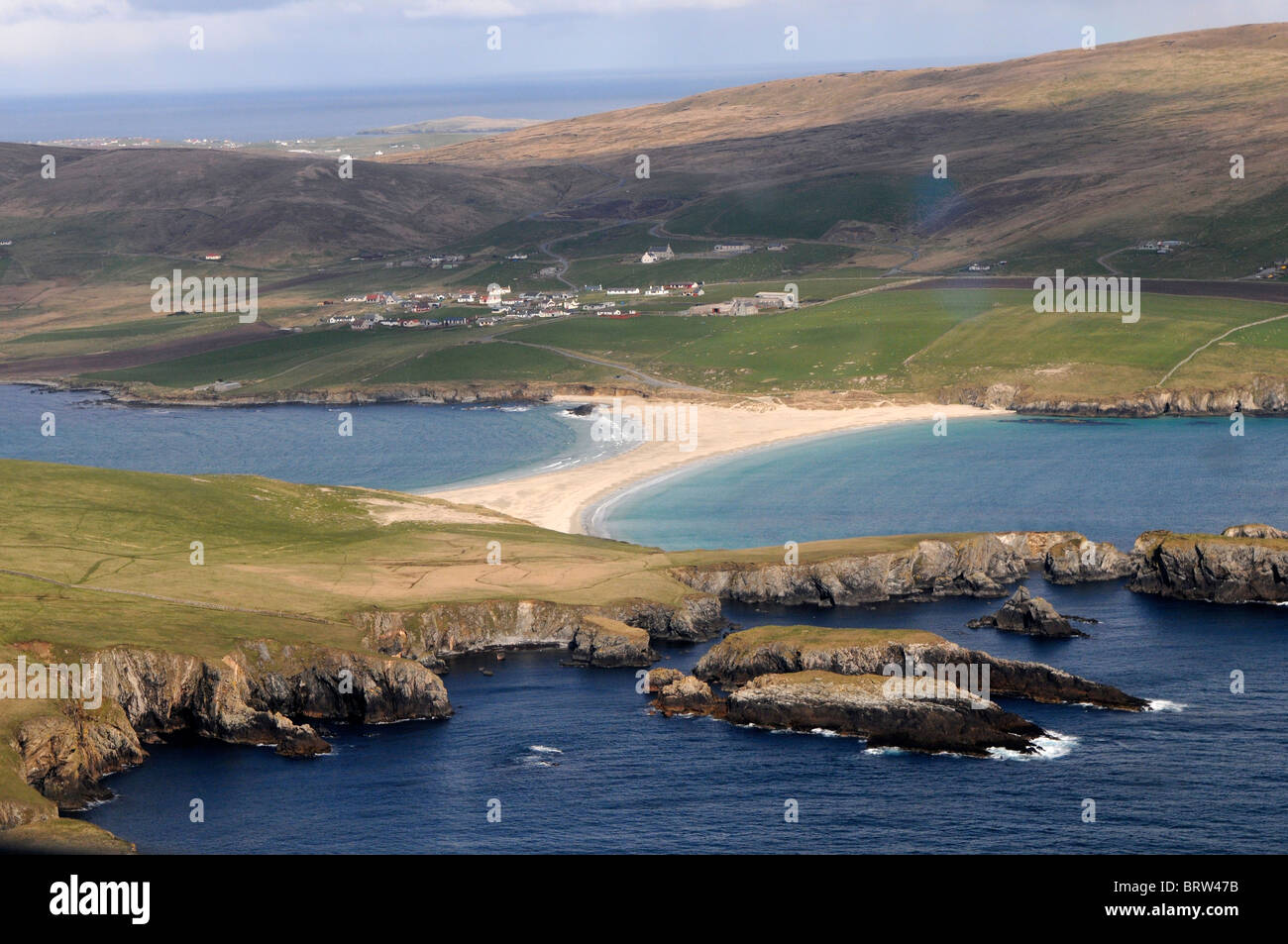 St Ninians Isle Shetland Scotland Stock Photo