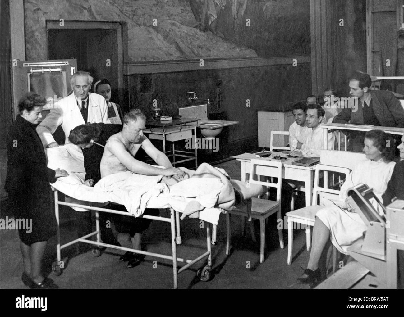 Hospital, ca. 1927 Stock Photo