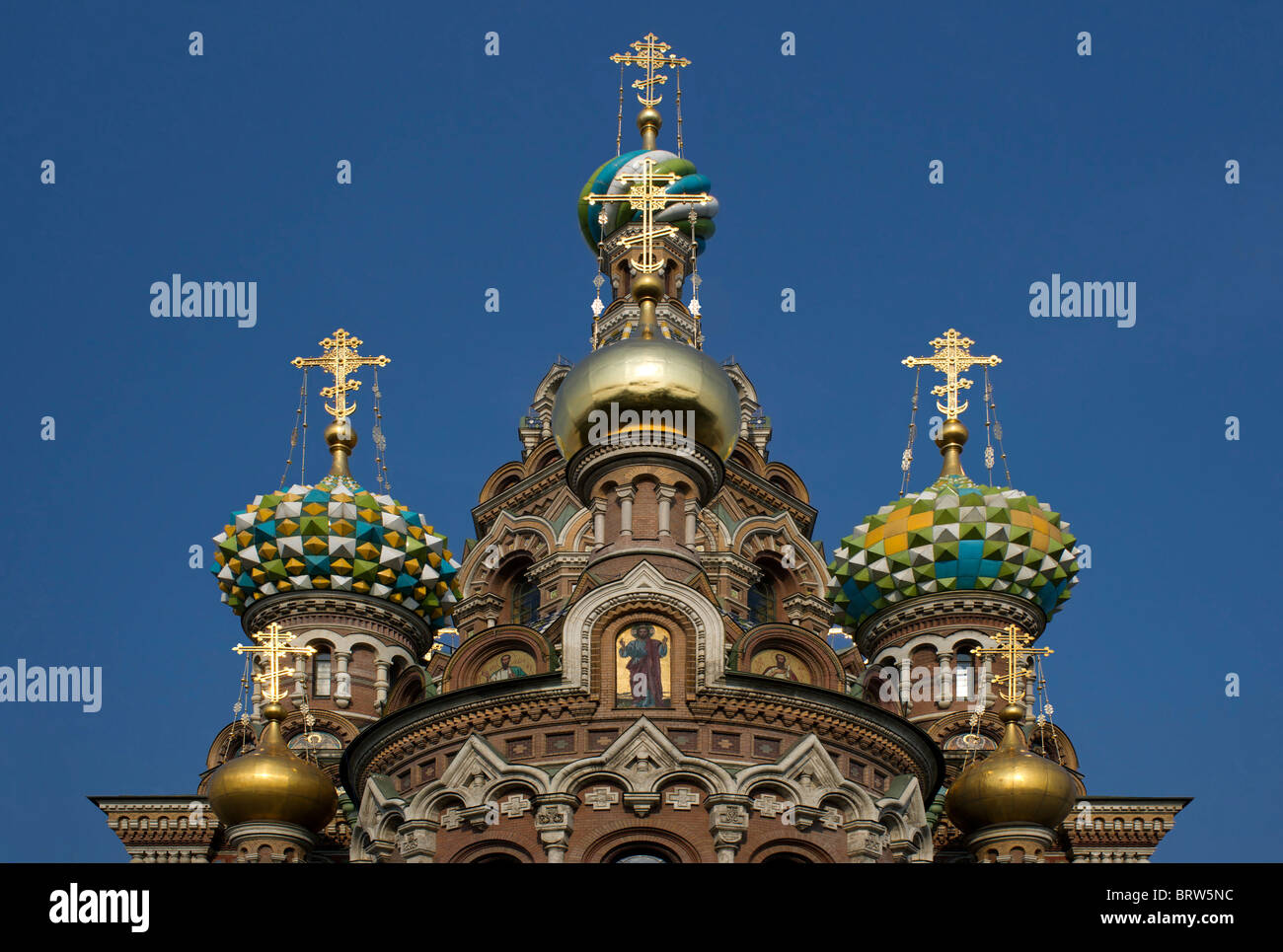 The Church of our Savior on Spilled Blood The Church of the Resurrection of Christ Stock Photo