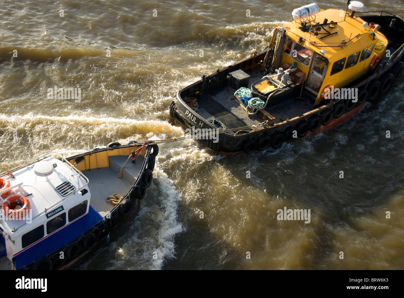 Tug boat aerial hires stock photography and images Alamy