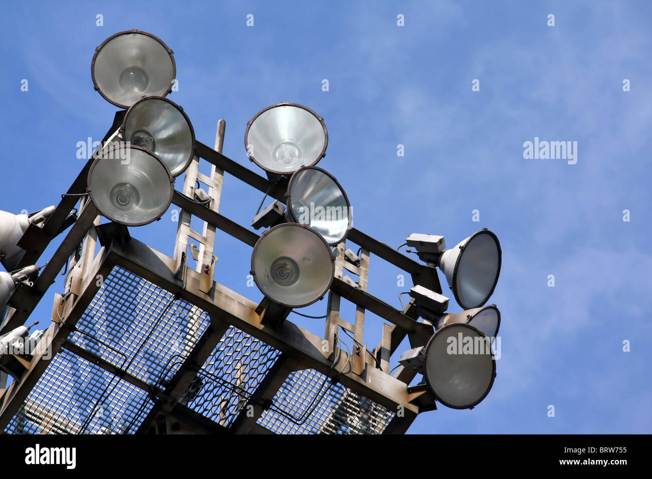industrial lights Stock Photo