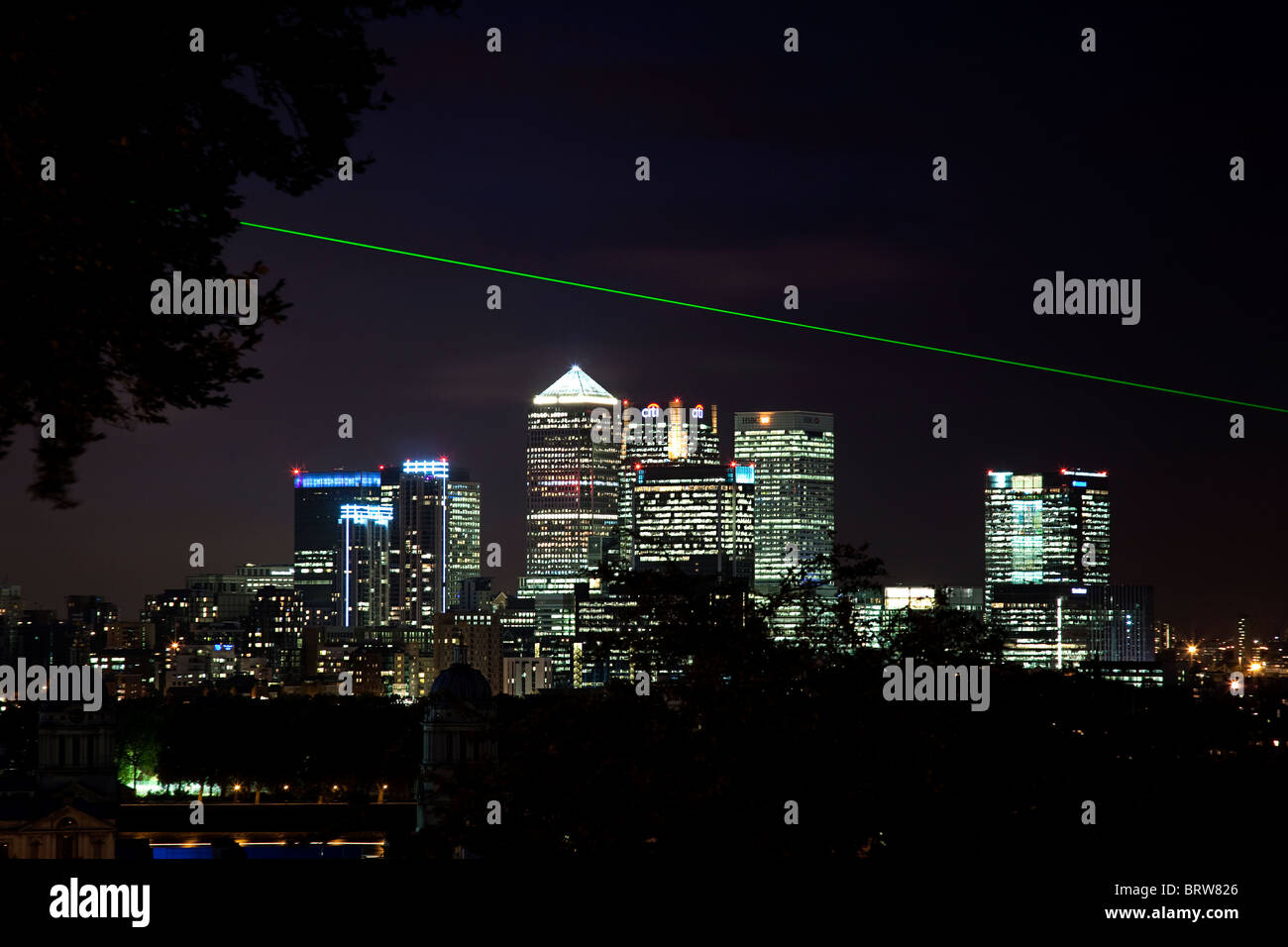 Greenwich laser hi-res stock photography and images - Alamy