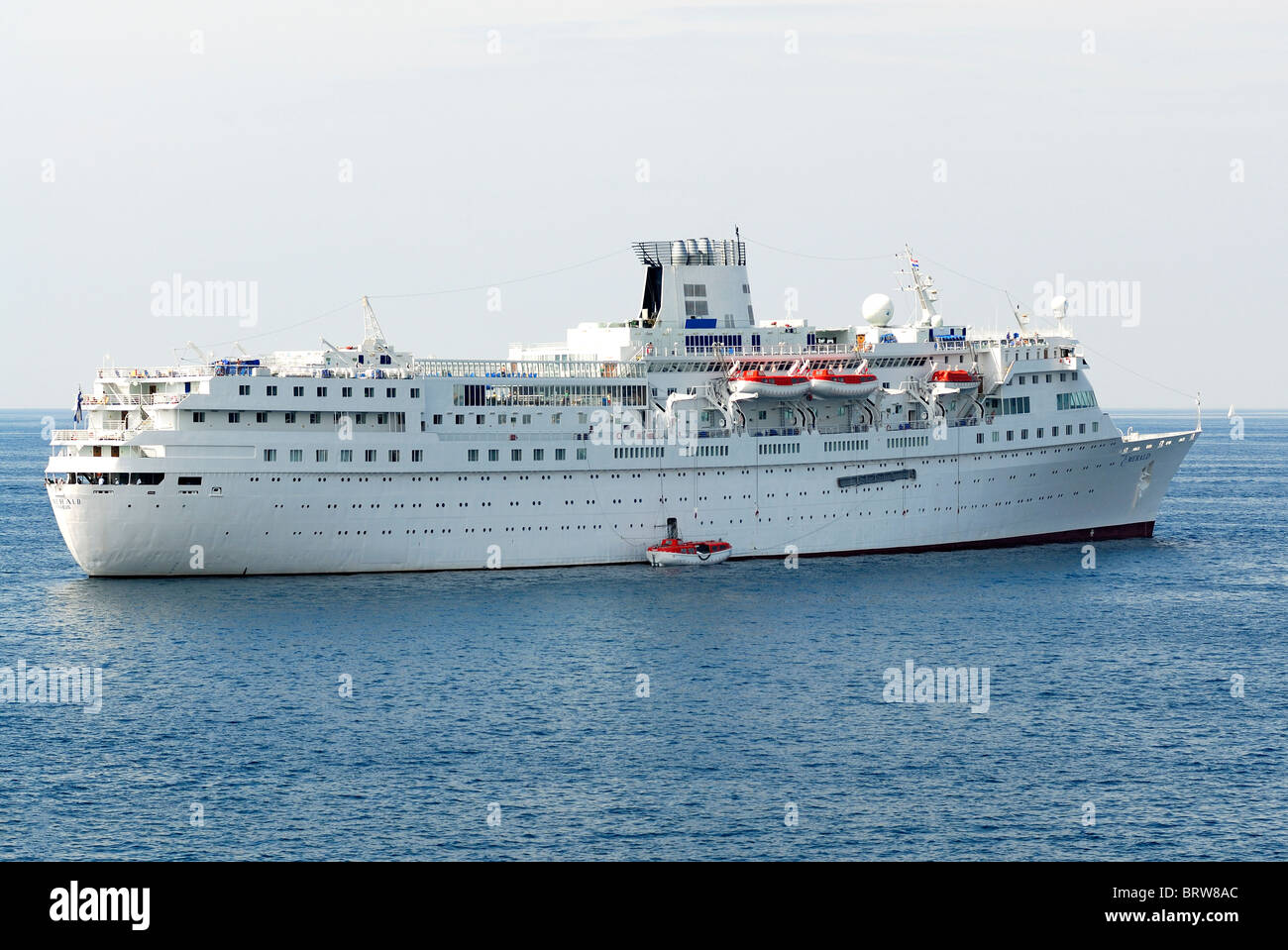 Large Passenger Ship Stock Photo