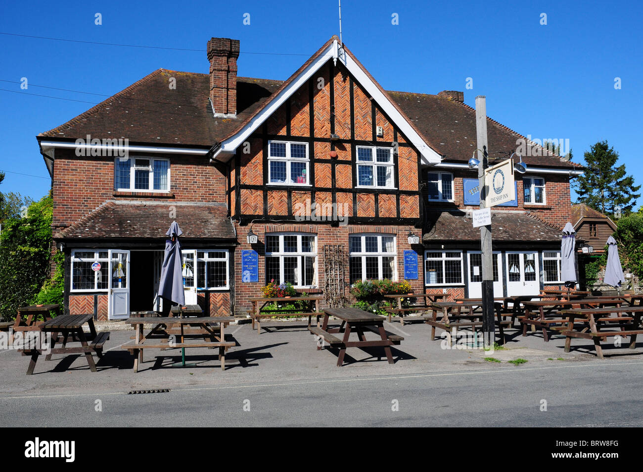 The Ship Inn, Itchenor Chichester Harbour, West Sussex Stock Photo