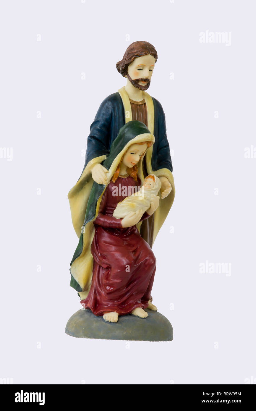 Colorful statue of mary and jesus hi-res stock photography and images ...
