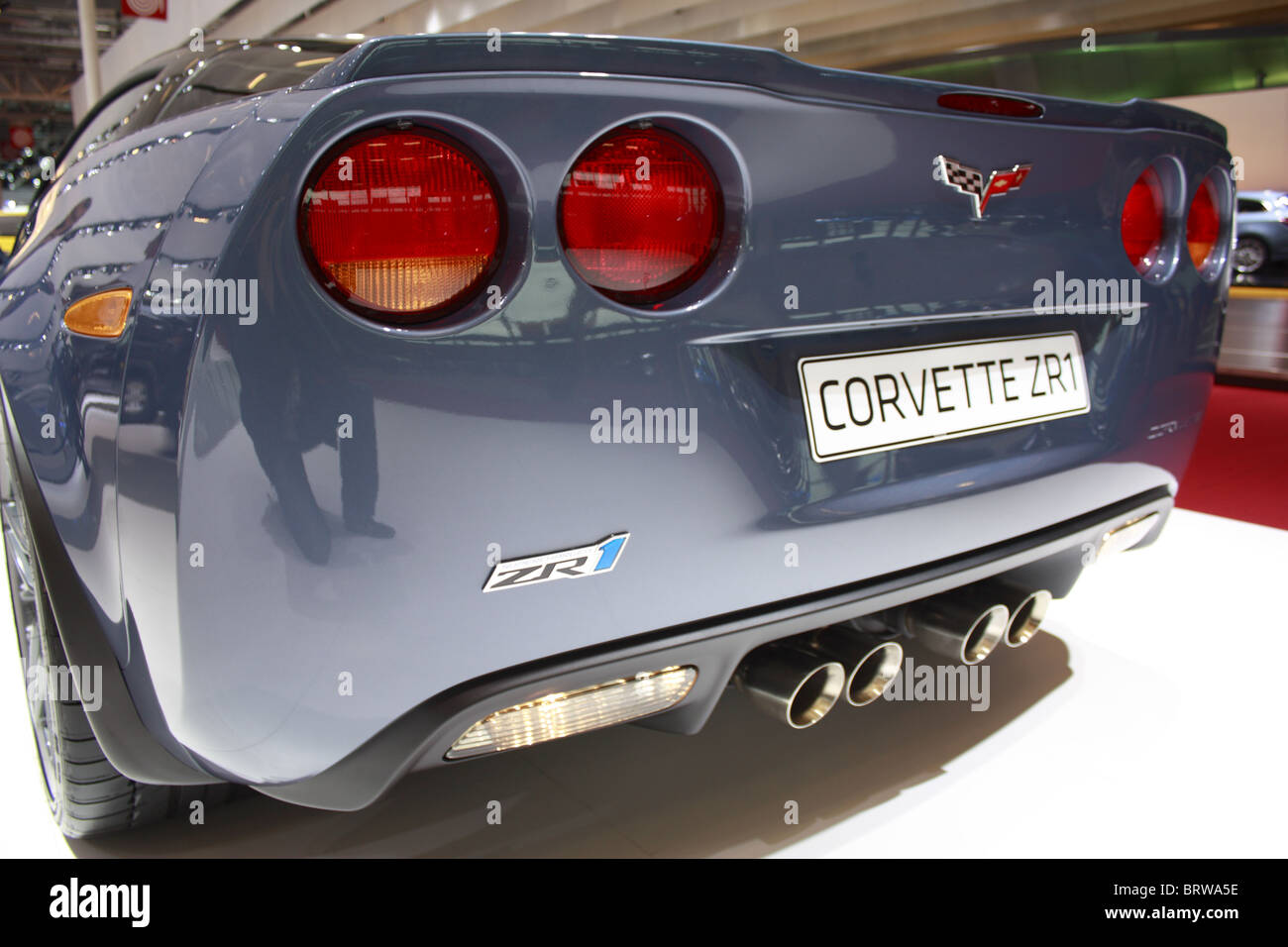 Corvette ZR1, Motor show, Mondial de l'automobile, Paris Stock Photo