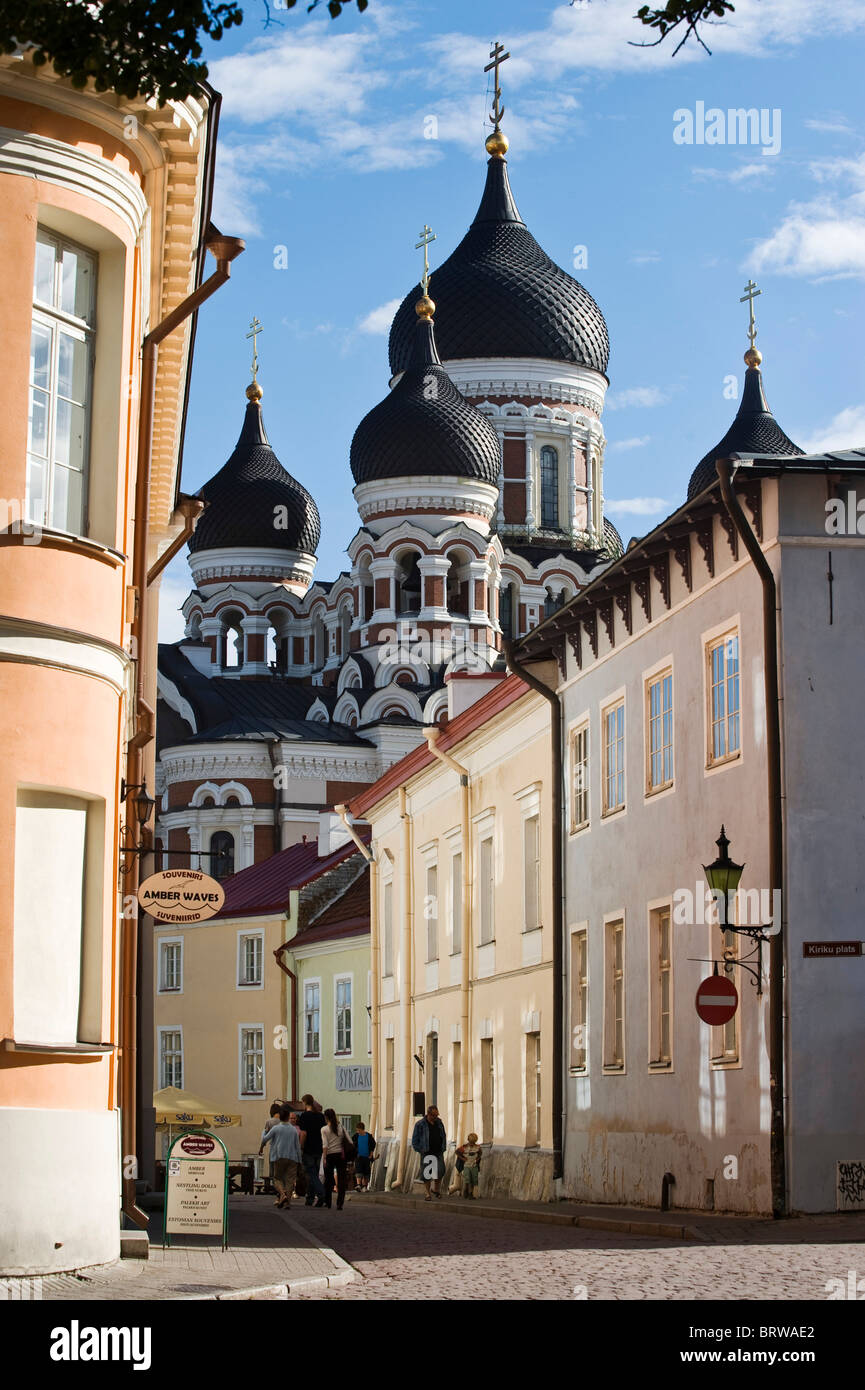 Alexander Nevski Cathedral, Tallinn, Estonia, Baltic States Stock Photo