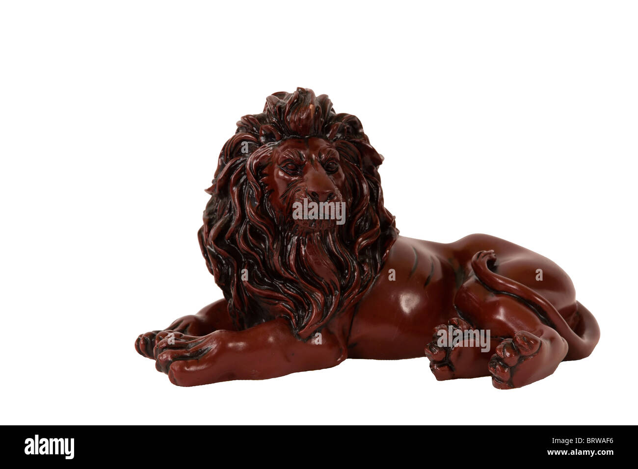 Leo the Lion Hand Carved Stock Photo