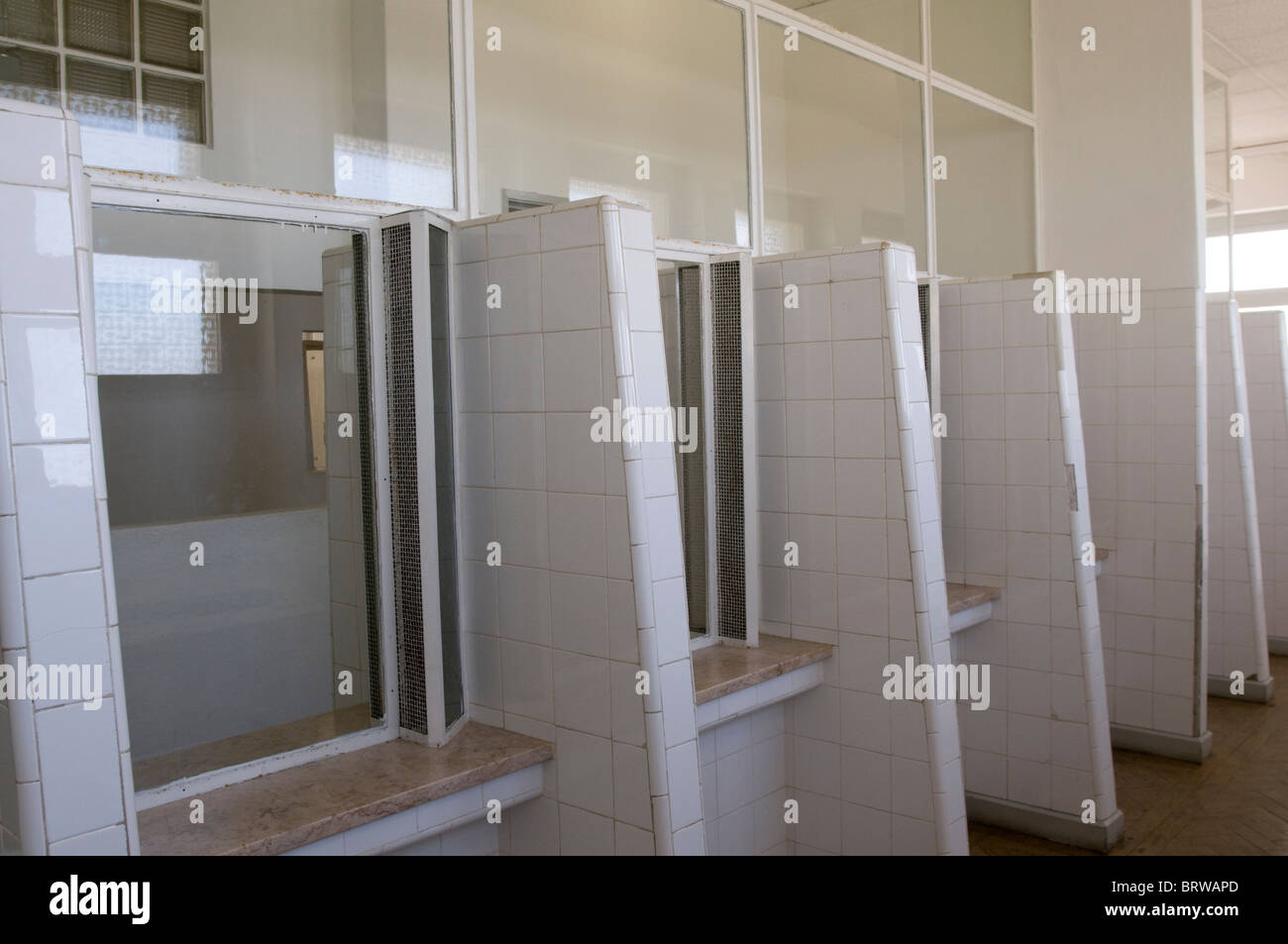 Political prison in Peniche Portugal Stock Photo