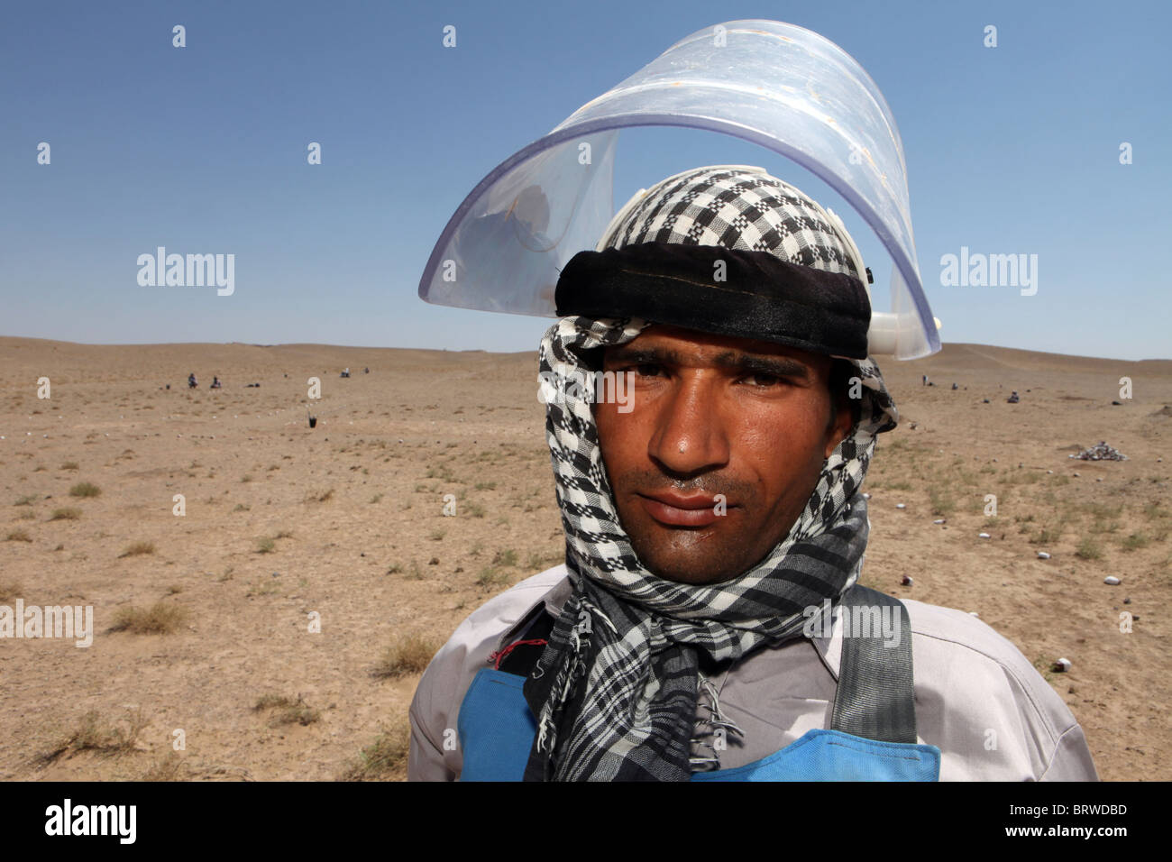 Halo trust clears minefields in Afghanistan Stock Photo