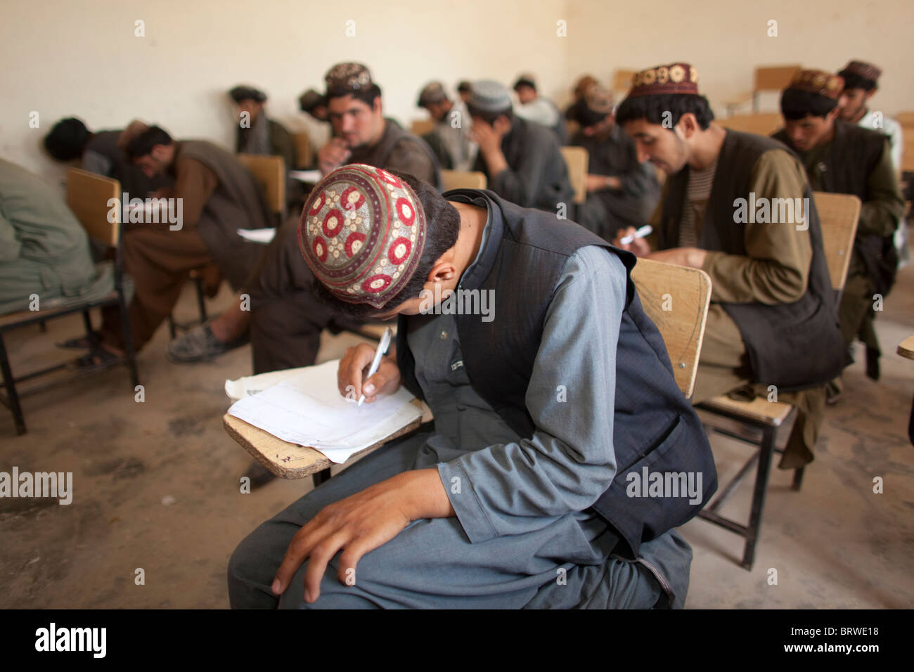 secondary school in Afghanistan Stock Photo