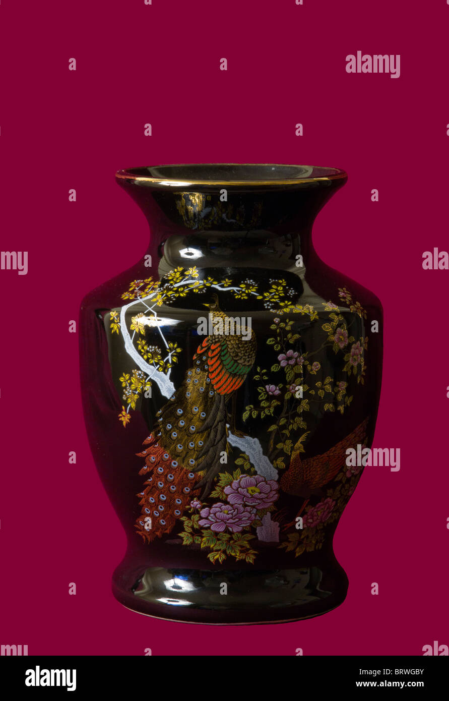Beautiful porcelain Vase from Asia Stock Photo
